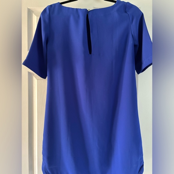 Electric blue shift dress - Picture 3 of 3